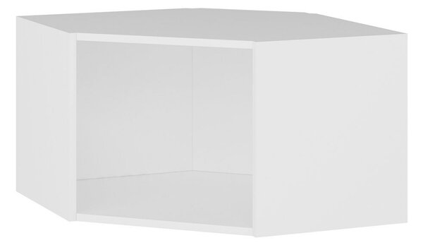Hanah Home Wall Cabinet White Kale Corner - White, Membrane