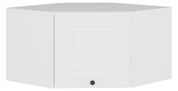 Hanah Home Wall Cabinet White Kale Corner - White, Membrane