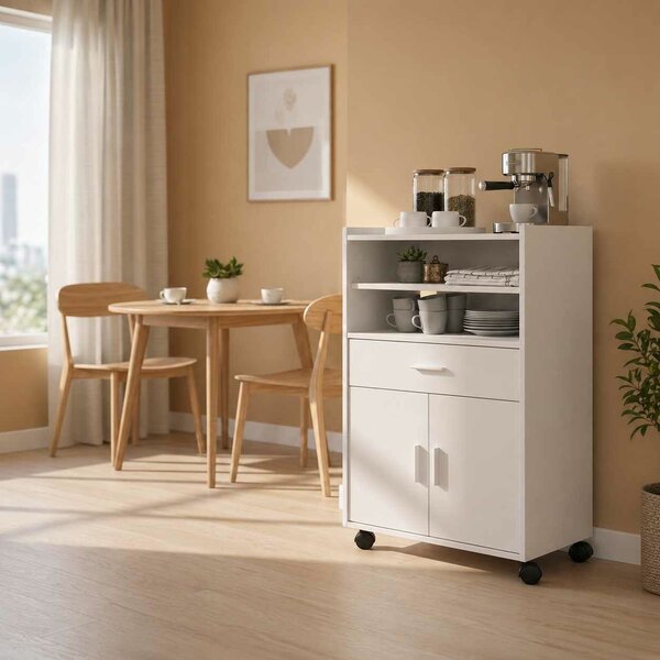 Hanah Home Kitchen Cabinet White Vario - White