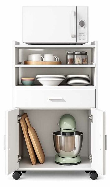 Hanah Home Kitchen Cabinet White Vario - White