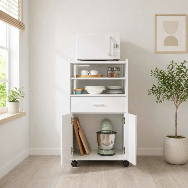 Hanah Home Kitchen Cabinet White Vario - White
