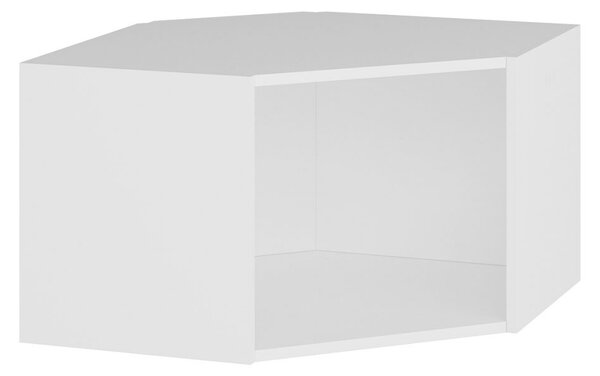 Hanah Home Wall Cabinet White Kale Corner - White, Membrane