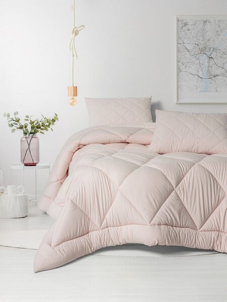 L'essential Maison Dupla XL Paplan Szett Softwash Rózsaszín