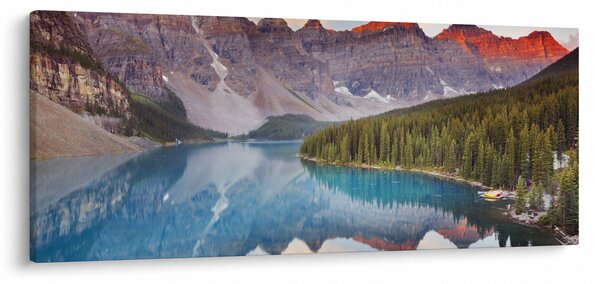 Kép - kanadai hegyi táj (120x50 cm)