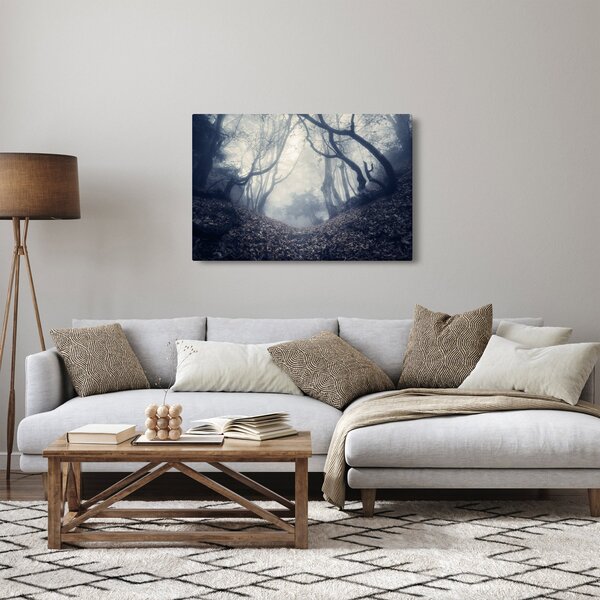 Kép - Erdő a ködben (90x60 cm)