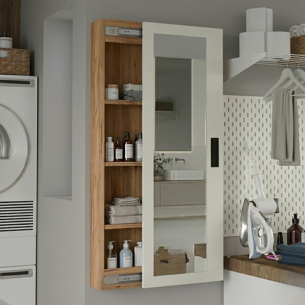Hanah Home Bath Shelf Atlantic Pine White Lun1-Aw