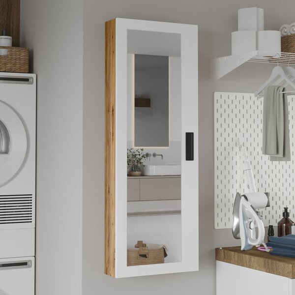 Hanah Home Bath Shelf Atlantic Pine White Lun1-Aw