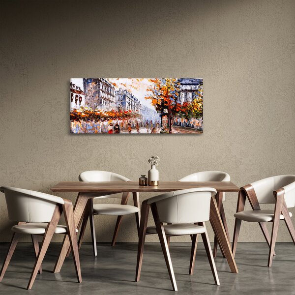 Kép - Városi élet (120x50 cm)