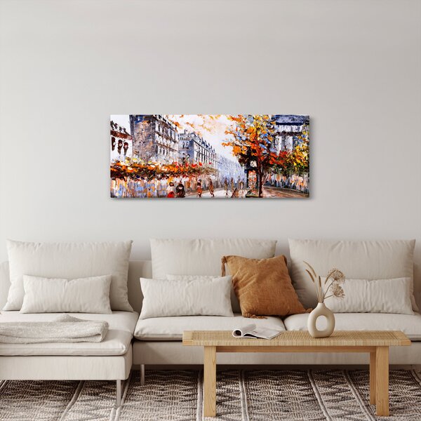 Kép - Városi élet (120x50 cm)