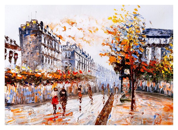 Kép - Városi élet (70x50 cm)