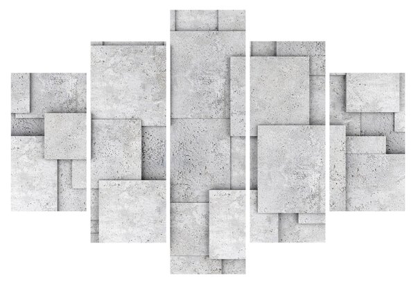 Kép - Betoncsempék absztrakciója (150x105 cm)