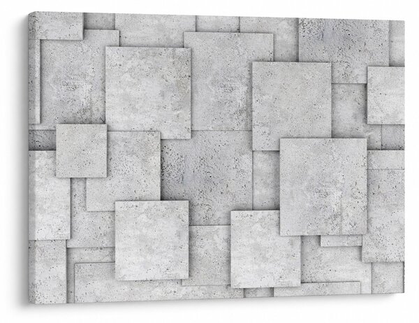 Kép - Betoncsempék absztrakciója (70x50 cm)