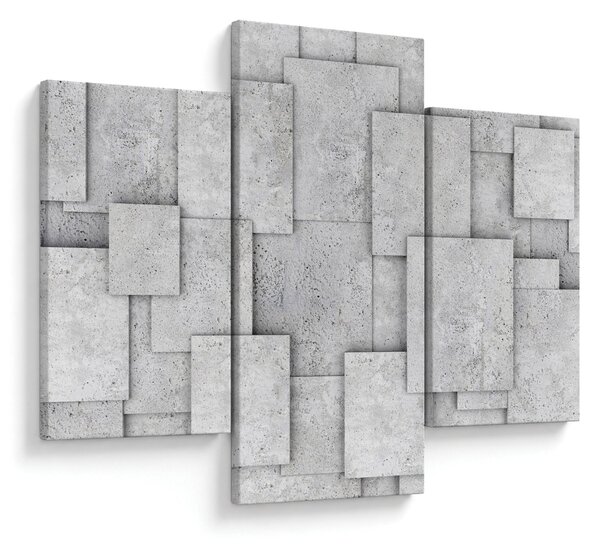 Kép - Betoncsempék absztrakciója (90x60 cm)