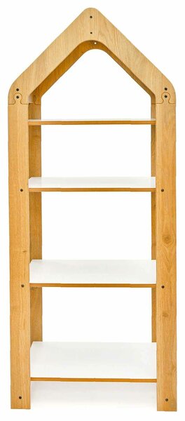 Hanah Home Multi Purpose Shelf Natural White Yellow Multipurpose Shelves 4 - Natural, White, Yellow