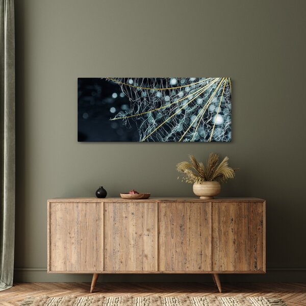 Kép - Virág pókhálóval (120x50 cm)