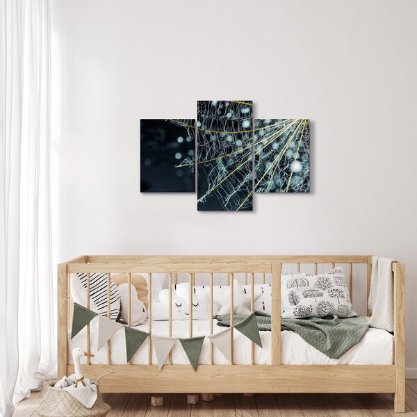 Kép - Virág pókhálóval (90x60 cm)