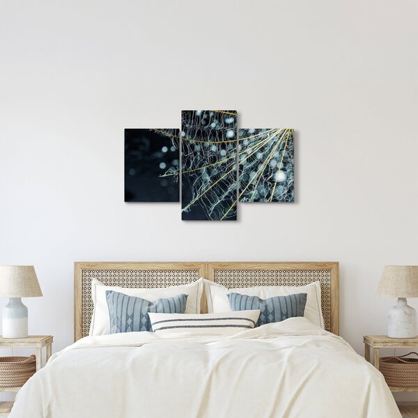 Kép - Virág pókhálóval (90x60 cm)