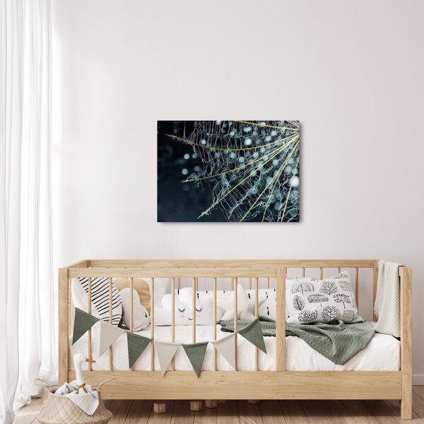 Kép - Virág pókhálóval (70x50 cm)