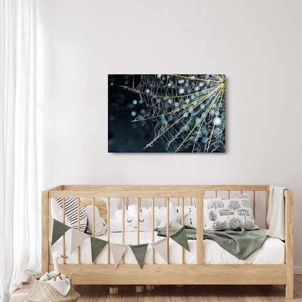 Kép - Virág pókhálóval (90x60 cm)