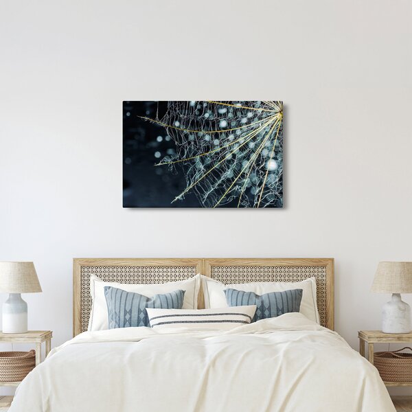 Kép - Virág pókhálóval (90x60 cm)