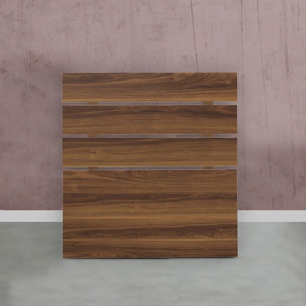Hanah Home Ágytámla Walnut Fuga 90 - diófa erezett diófa (dió)