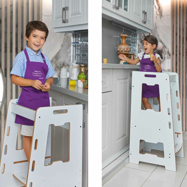 Hanah Home oktatótorony fehér tanulótorony - fehér