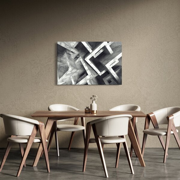 Absztrakt kép kocka (90x60 cm)