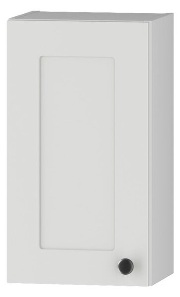 Fehér alacsony fali fürdőszoba szekrény 30x58 cm Senja – STOLKAR