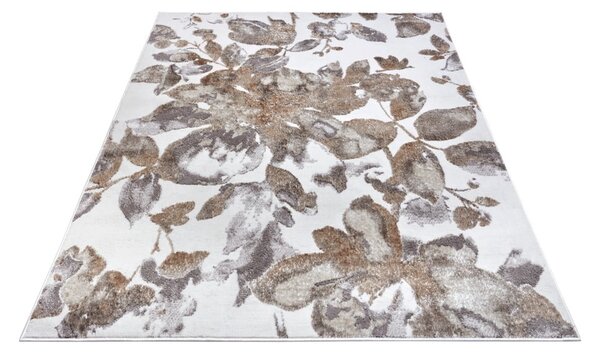 Szürke-barna szőnyeg 57x90 cm Shine Floral – Hanse Home