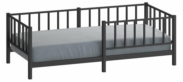Hanah Home Baby Bedstead Black Montessori - Black 90x190