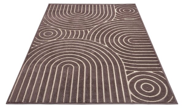 Barna szőnyeg 160x235 cm Iconic Wave – Hanse Home
