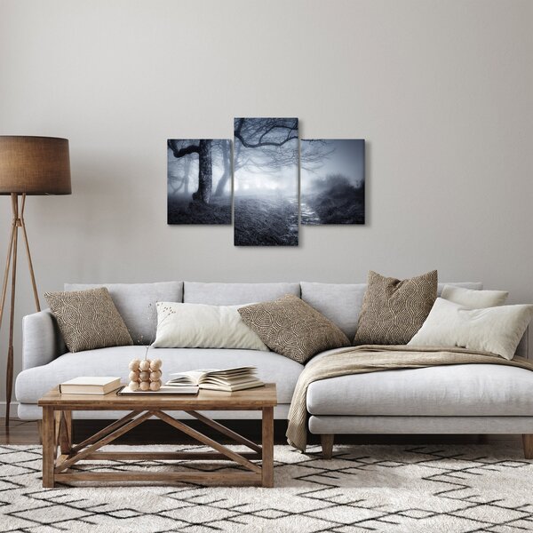 Kép - Út a ködben (90x60 cm)