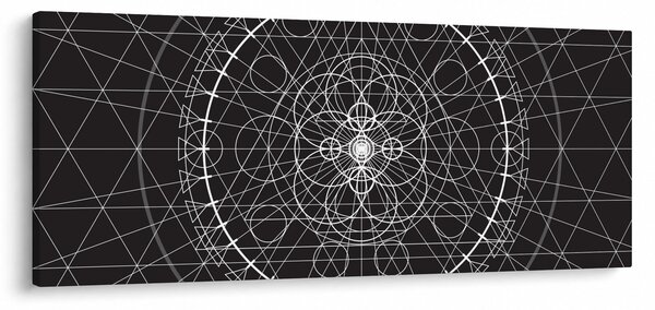 Kép - Óra absztrakciója (120x50 cm)