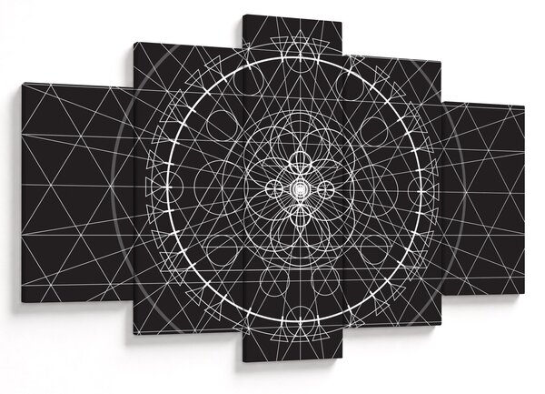 Kép - Óra absztrakciója (150x105 cm)