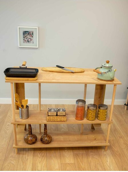 Hanah Home Kitchen Island Sapphire Oak Peka-0018 - Sapphire Oak
