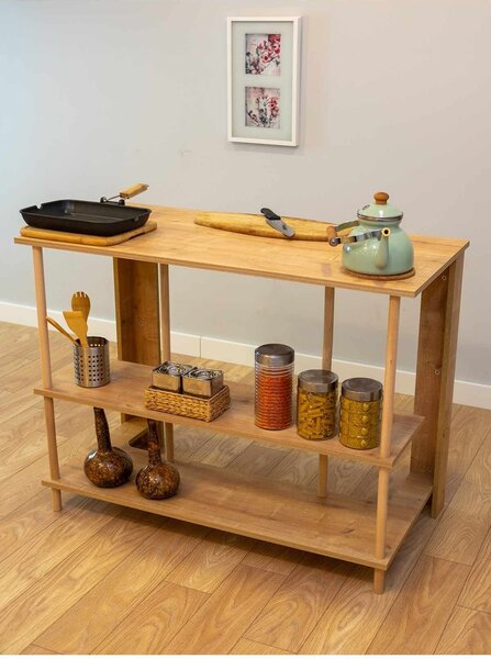 Hanah Home Kitchen Island Sapphire Oak Peka-0018 - Sapphire Oak