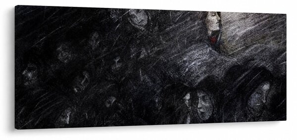 Kép - Szomorúság és lemondás (120x50 cm)
