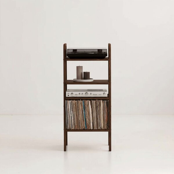 Hanah Home Record Player Stand Walnut CPT4847-50