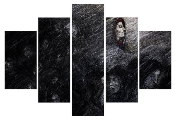 Kép - Szomorúság és lemondás (150x105 cm)