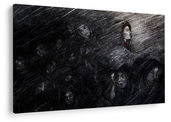 Kép - Szomorúság és lemondás (90x60 cm)