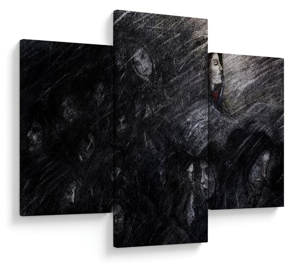 Kép - Szomorúság és lemondás (90x60 cm)