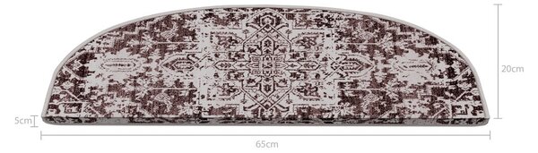 Lépcsőszőnyeg szett 16 db-os 20x65 cm Oriental Era – Vitaus