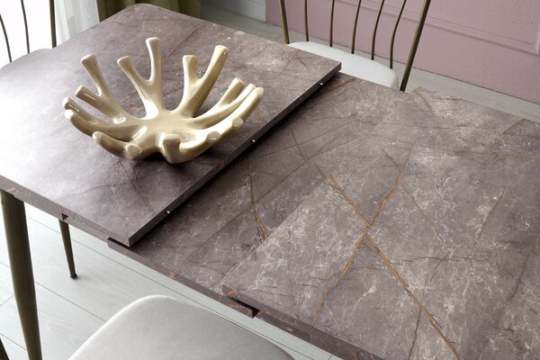 Hanah Home Extendable Dining Table Mink Ay - 1181