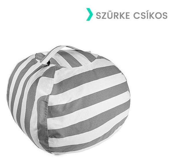 Plüss tároló babzsák