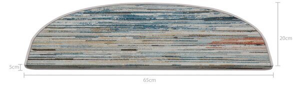Lépcsőszőnyeg szett 16 db-os 20x65 cm Plain Sky – Vitaus