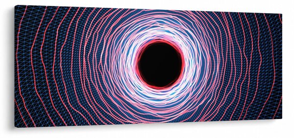 A kör absztrakció képe (120x50 cm)