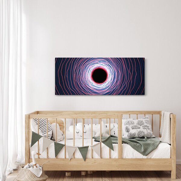 A kör absztrakció képe (120x50 cm)