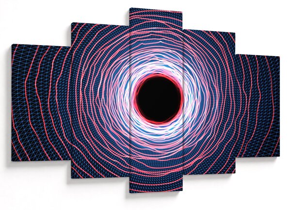 A kör absztrakció képe (150x105 cm)
