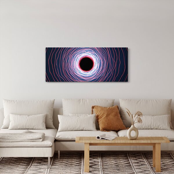 A kör absztrakció képe (120x50 cm)