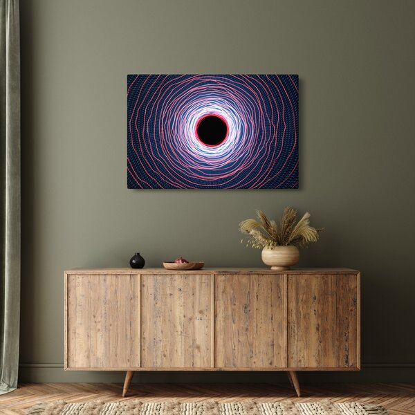 A kör absztrakció képe (90x60 cm)